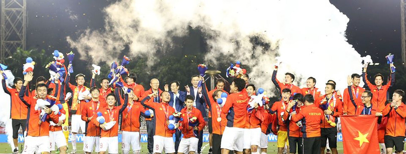 Nhà vô địch SEA Games đầy thuyết phục. Ảnh VFF 