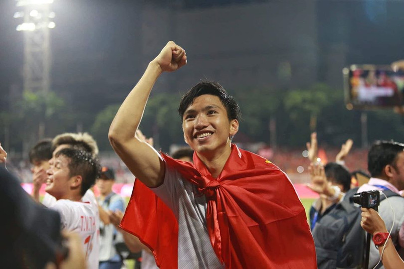 Dù không có mặt giai đoạn cuối V.Laegue 2019 nhưng Văn Hậu vẫn rất xuất sắc. Ảnh FBNV