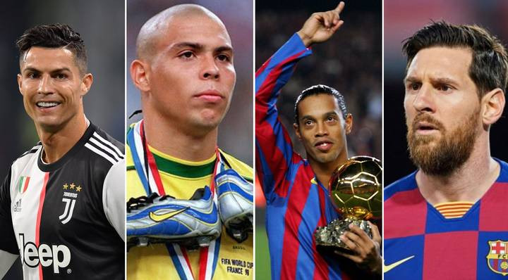 Ronaldinho chưa phải là mẫu cầu thủ một mình có khả năng xoay trở trận đấu như Ro “béo” và CR7 cả ở cấp CLB lẫn đội tuyển. Ảnh VT