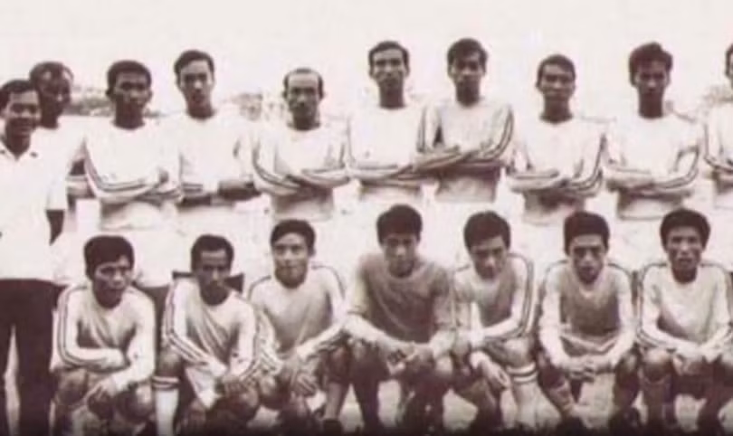 Đội Cảng Sài Gòn tham dự trận cầu lịch sử cách đây gần 45 năm. Ảnh: Tư liệu Đội Cảng Sài Gòn tham dự trận cầu lịch sử cách đây gần 45 năm. Ảnh: Tư liệu