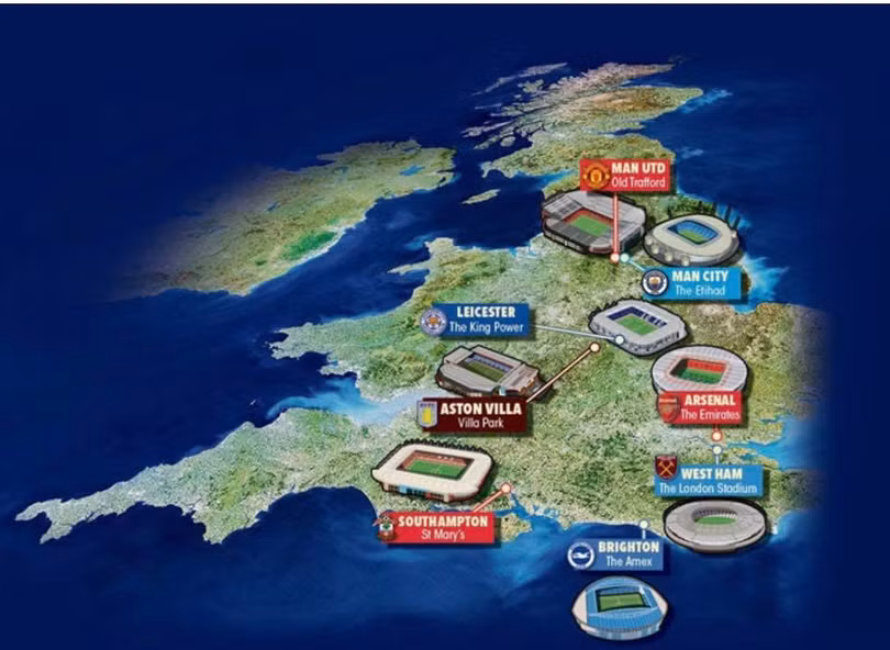 Có khoảng 8 đến 10 sân vân động sẽ được BTC Premier League chọn để hoàn tất mùa giải. Ảnh PA Có khoảng 8 đến 10 sân vân động sẽ được BTC Premier League chọn để hoàn tất mùa giải. Ảnh PA