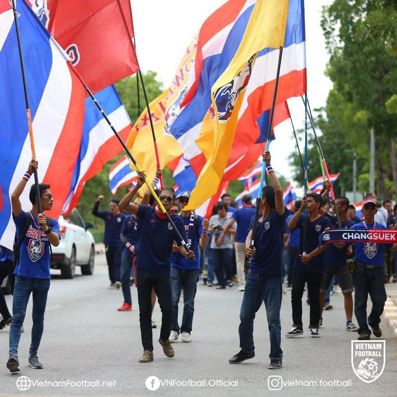 Trận hòa 0-0 khiến CĐV Thái Lan thất vọng. Ảnh Changsuek