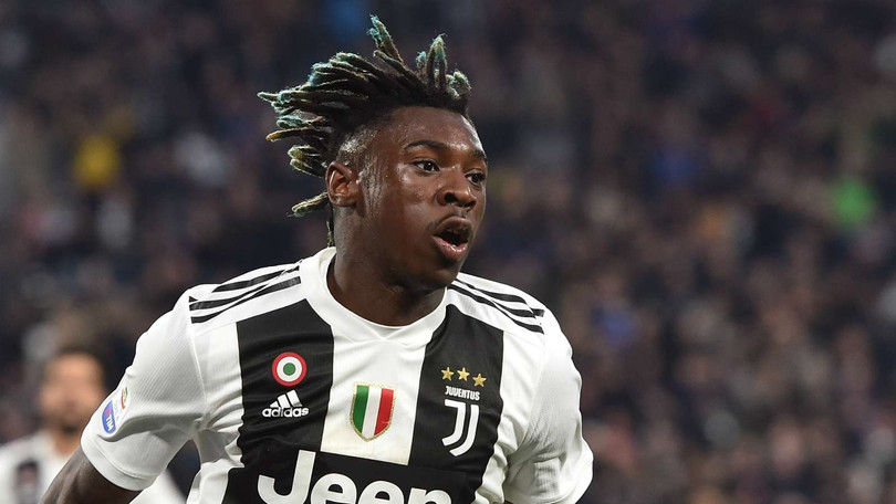 Moise Kean rời Juventus để tới khoác áo Everton. Ảnh AP.