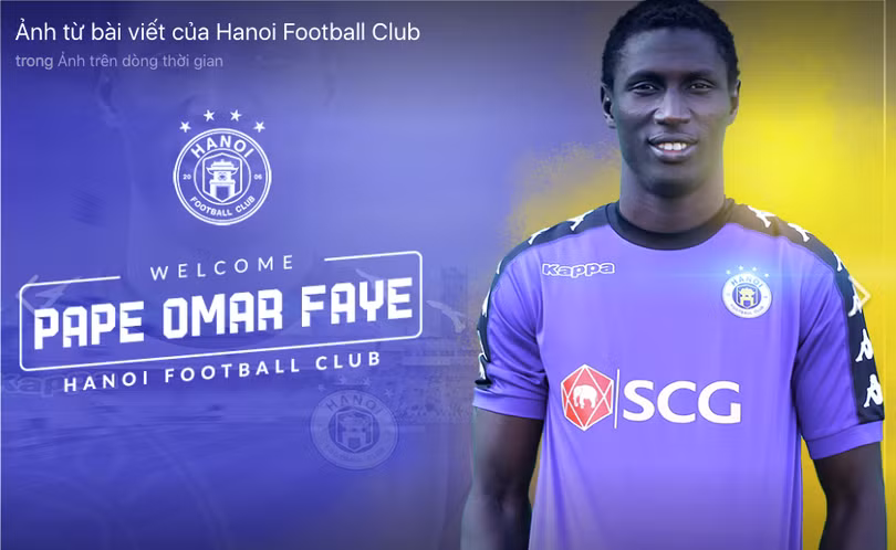 Khá nhiều trận HLV Chu Đình Nghiêm chỉ dùng duy nhất Omar. Ảnh CLB.