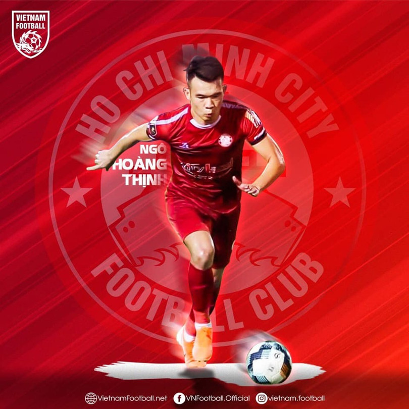 Tiền vệ Hoàng Thịnh là "ông chủ" khu vực giữa sân của TP.HCM. Ảnh VPF. Tiền vệ Hoàng Thịnh là "ông chủ" khu vực giữa sân của TP.HCM. Ảnh VPF.
