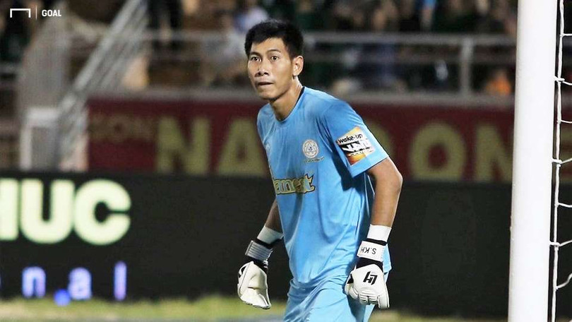 Thủ môn Tuấn Mạnh rời S.Khánh Hòa gia nhập SHB.Đà Nẵng. Ảnh Goal
