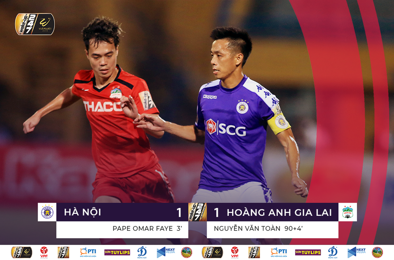 Ngoài tình huống kiến tạo cho Omar ghi bàn đầu trận thì đội trưởng của Hà Nội đã có khá nhiều đường bóng đặc trưng Quyết “rừng