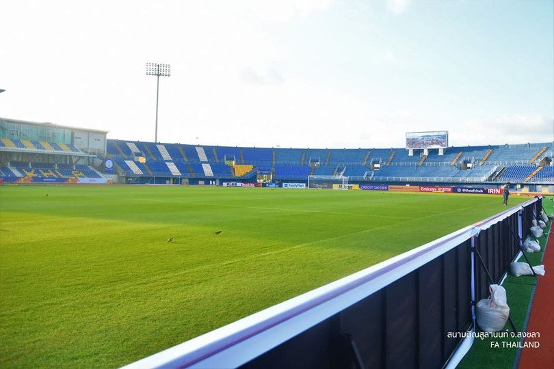 Sân bãi hiện đại là niềm tự hào của bóng đá Thái Lan. Ảnh FAT