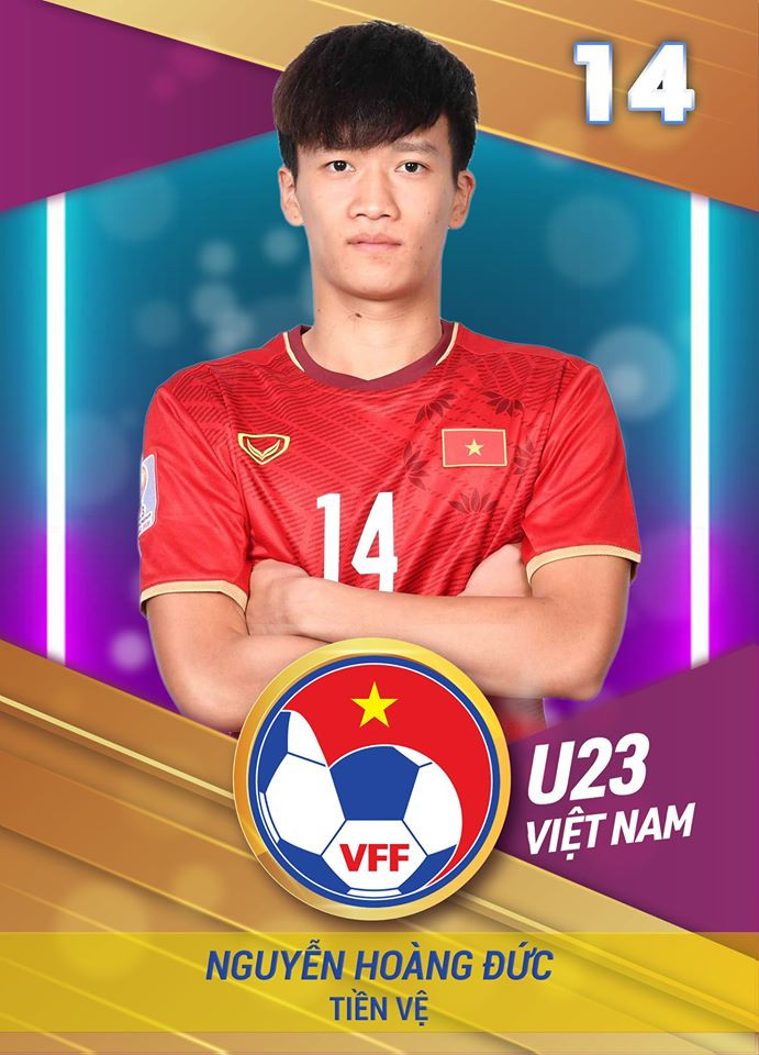 Hoàng Đức cần chia lửa với Quang Hải. Ảnh VFF