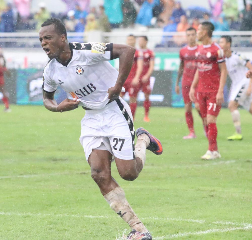 Đây chính là cơ hội tốt để các cầu thủ Đà Nẵng đòi nợ và vượt lên chính đội khách Nam Định ở BXH. Ảnh VPF.