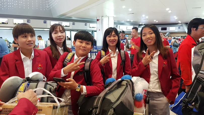 Chỉ cần thắng đội tuyển nữ Myanmar là chúng ta có vị trí nhì bảng A. Ảnh VFF