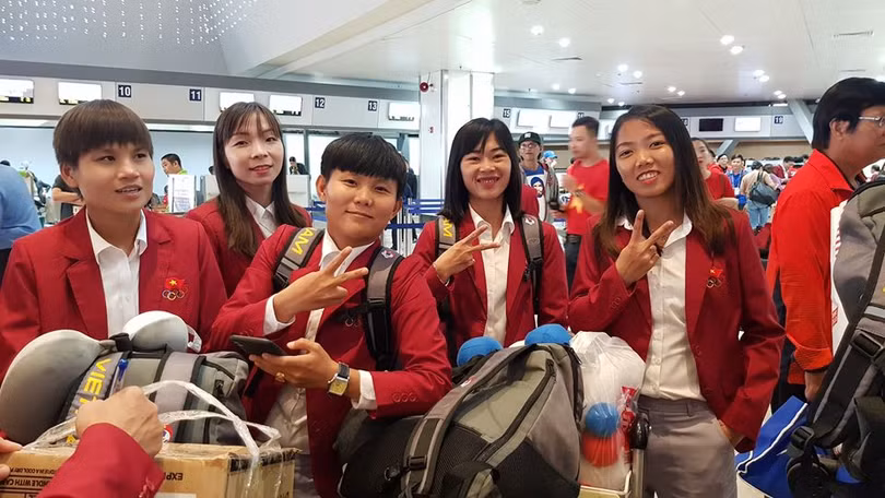 Chỉ cần thắng đội tuyển nữ Myanmar là chúng ta có vị trí nhì bảng A. Ảnh VFF