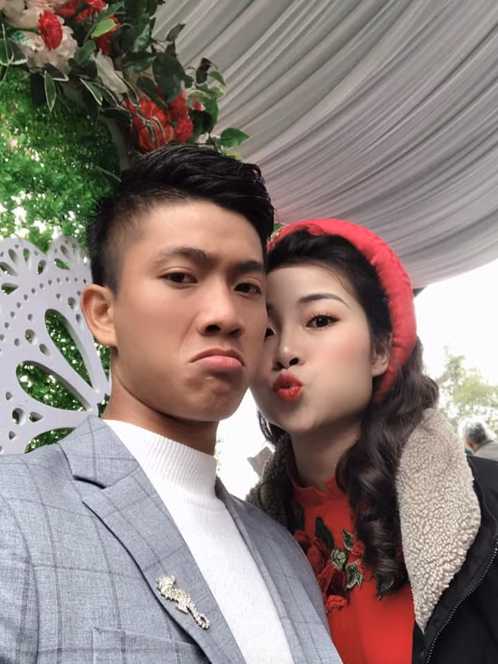 "Chúc mừng hạnh phúc, Văn Đức". Ảnh FBNV