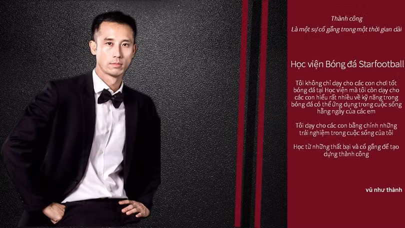 Cuộc đời ông chủ của Học viện Bóng đá StarFootball Academy nếu gặp đạo diễn có nghề, có thể dựng thành phim. Ảnh FBNV