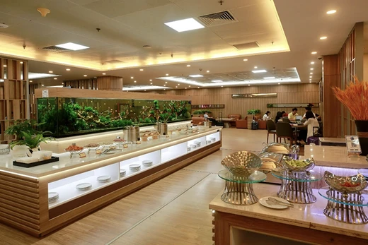 Một góc phòng chờ thương gia tại Nhà ga T1, Cảng hàng không quốc tế Đà Nẵng vừa được nâng cấp