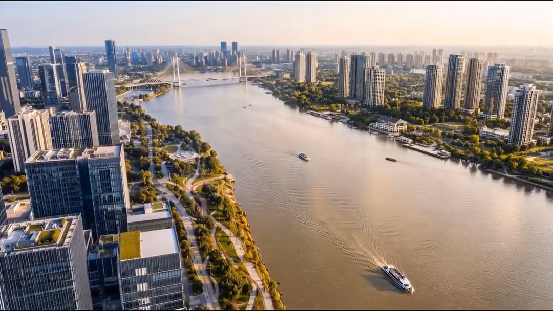 Hình ảnh từ video giới thiệu Triển lãm quy hoạch thủ đô Hà Nội tầm nhìn 100 năm. Nguồn: UBND TP Hà Nội.
