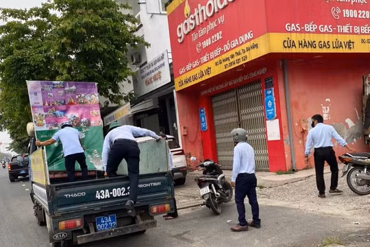 Lực lượng chức năng TP Đà Nẵng bắt đầu thực hiện công tác đảm bảo trật tự vỉa hè, vệ sinh môi trường và mỹ quan đô thị.