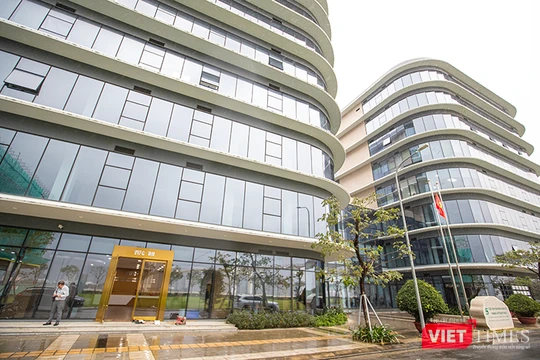 Trụ sở Trung tâm Tài chính quốc tế Đà Nẵng tại Công viên phần mềm số 2.