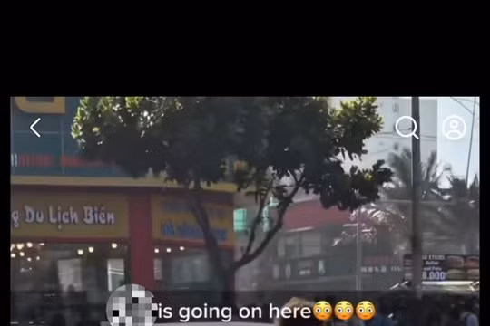 Hình ảnh phản cảm trên đoạn clip đang được phát tán trên mạng Facebook.