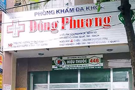 Phòng khám đa khoa quốc tế Đông Phương (địa chỉ 142 Triệu Nữ Vương, phường Hải Châu, Đà Nẵng).