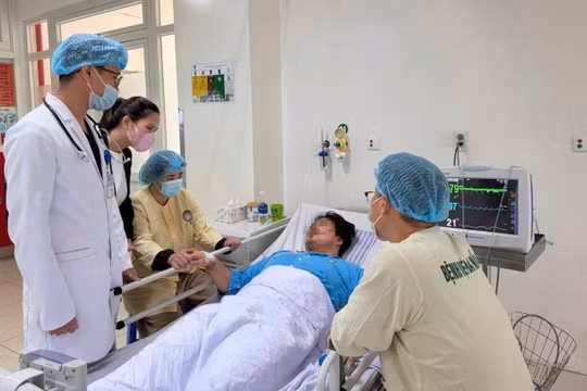 Bệnh nhân Kim J.H. hồi phục sau ca điều trị tích cực.