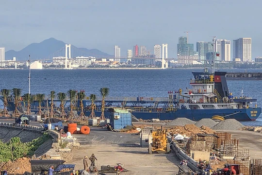 Một góc Cảng biển Liên Chiểu, TP Đà Nẵng.