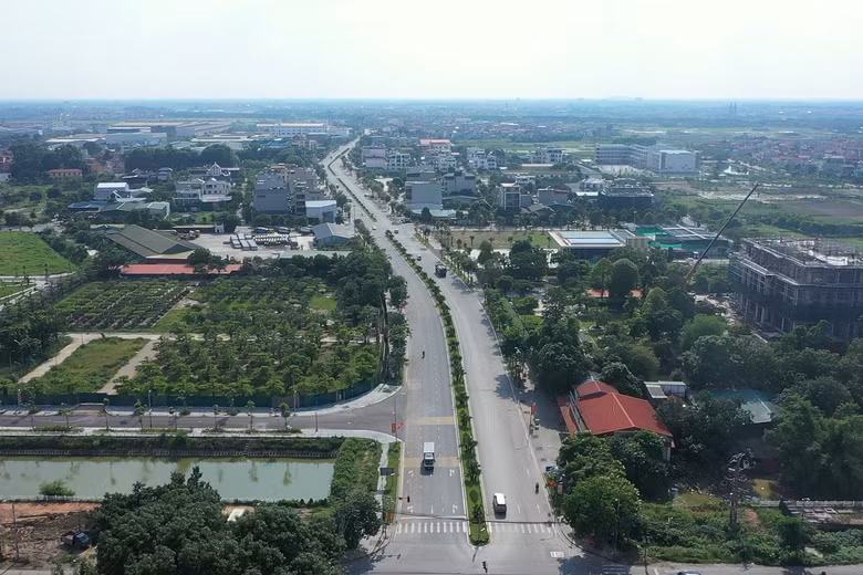 Một góc xã Phúc Thịnh, Hà Nội.
