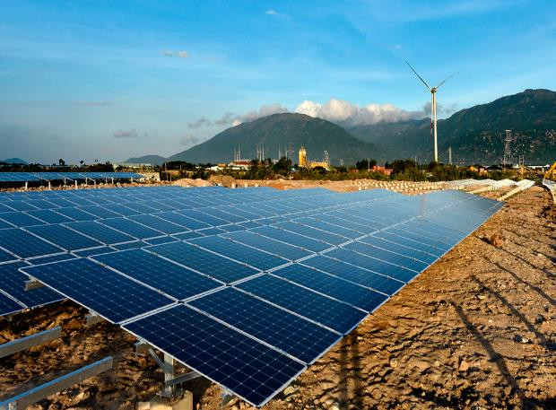 Dự án Nhà máy điện mặt trời Trung Nam (Ảnh: trungnamgroup.com.vn)