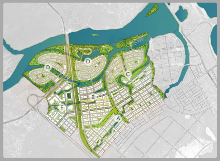 Mặt bằng phân khu dự án Golden Hills City tại Đà Nẵng (Ảnh: Internet)