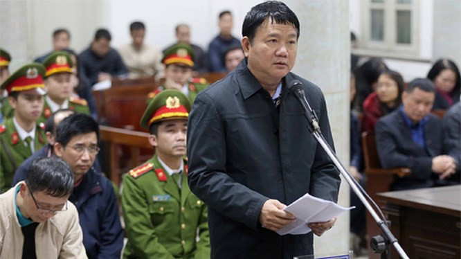 Ông Đinh La Thăng tại phiên tòa xét xử. Ảnh: TTXVN Ông Đinh La Thăng tại phiên tòa xét xử. Ảnh: TTXVN