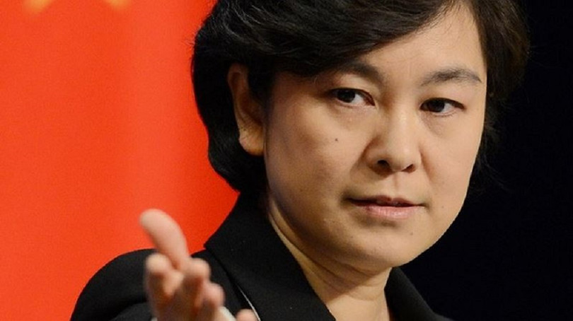 Phát ngôn viên Bộ Ngoại giao Trung Quốc Hoa Xuân Oánh. Ảnh: SCMP