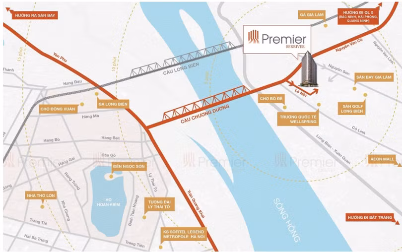 Vị trí dự án Premier Berriver Long Biên Vị trí dự án Premier Berriver Long Biên