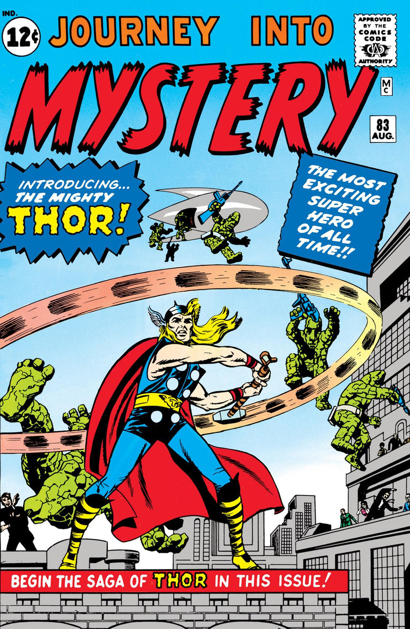 Trang bìa cuốn Thor đầu tiên. Ảnh: NY Times