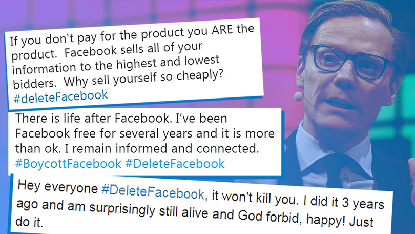 Cambridge Analytica đã thực hiện hành vi thu thập dữ liệu quy mô lớn nhờ một ứng dụng tưởng chừng vô hại trên Facebook. Ảnh: Metro