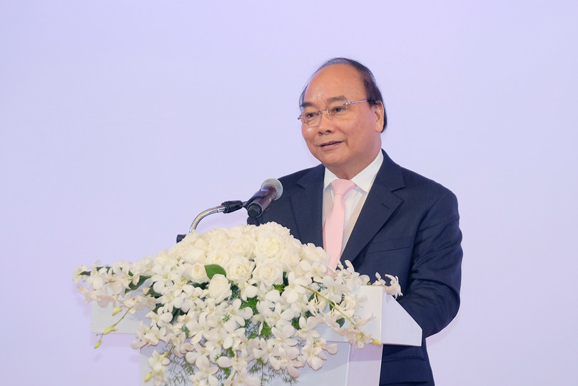 Thủ tướng Nguyễn Xuân Phúc phát biểu tại buổi lễ công bố hợp tác chiến lược của Công ty Cổ phần Hoàng Anh Gia Lai (HAGL) và Công ty Cổ phần Ô tô Trường Hải (Thaco) Thủ tướng Nguyễn Xuân Phúc phát biểu tại buổi lễ công bố hợp tác chiến lược của Công ty Cổ phần Hoàng Anh Gia Lai (HAGL) và Công ty Cổ phần Ô tô Trường Hải (Thaco)