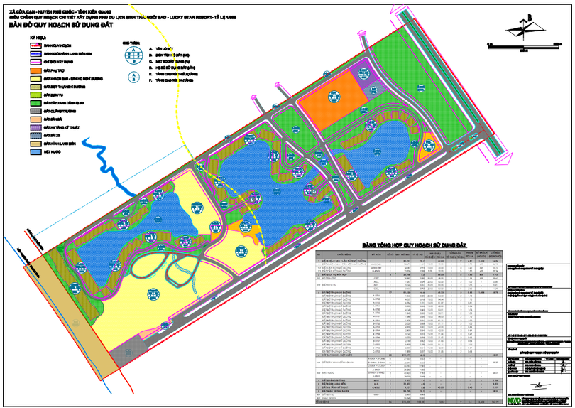 Quy hoạch tỷ lệ 1/500 của Khu du lịch sinh thái Ngôi Sao – Lucky Star Resort Quy hoạch tỷ lệ 1/500 của Khu du lịch sinh thái Ngôi Sao – Lucky Star Resort