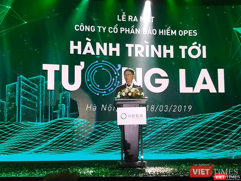 Ông Nguyễn Văn Hảo, Chủ tịch Hội đồng quản trị OPES, phát biểu tại buổi lễ ra mắt (Ảnh: P.D)