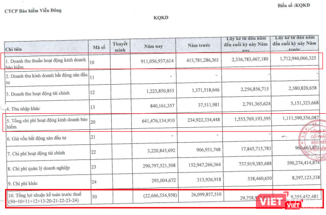 Báo cáo kết quả kinh doanh của VASS