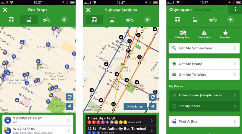 Citymapper là ví dụ điển hình của doanh nghiệp sử dụng dữ liệu công khai của chính phủ để đóng góp ý tưởng cho chính phủ. Ảnh: CItymapper