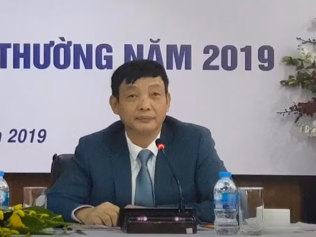 Ông Nguyễn Xuân Đông tại ĐHĐCĐ thường niên 2019 của Vinaconex (Ảnh: Internet)