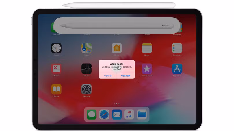 Ngắt kết nối giữa Apple Pencil Ảnh: Apple
