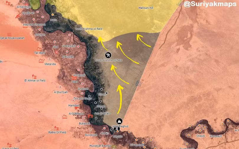 Lực lượng khủng bố IS tấn công SDF ở Deir Ezzor. Ảnh minh họa South Front