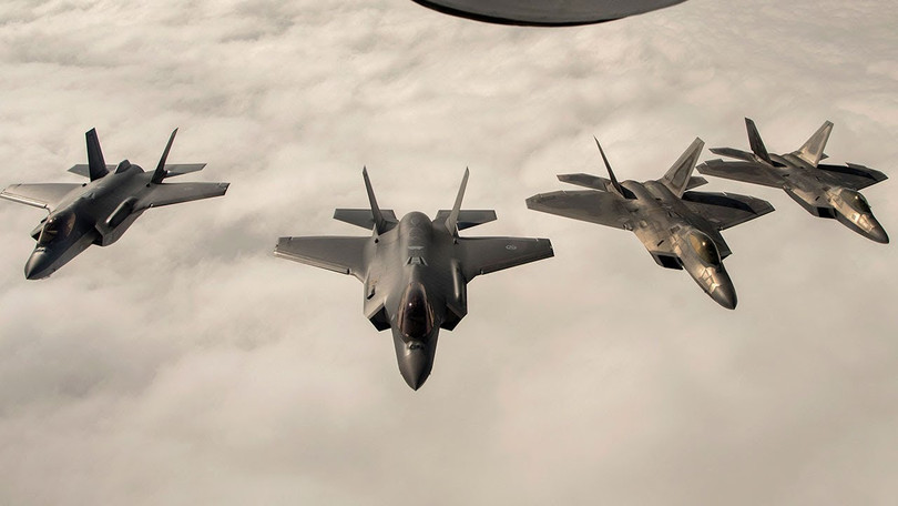 Các máy bay chiến đấu thế hệ 5 Mỹ. Ảnh US Defense Today
