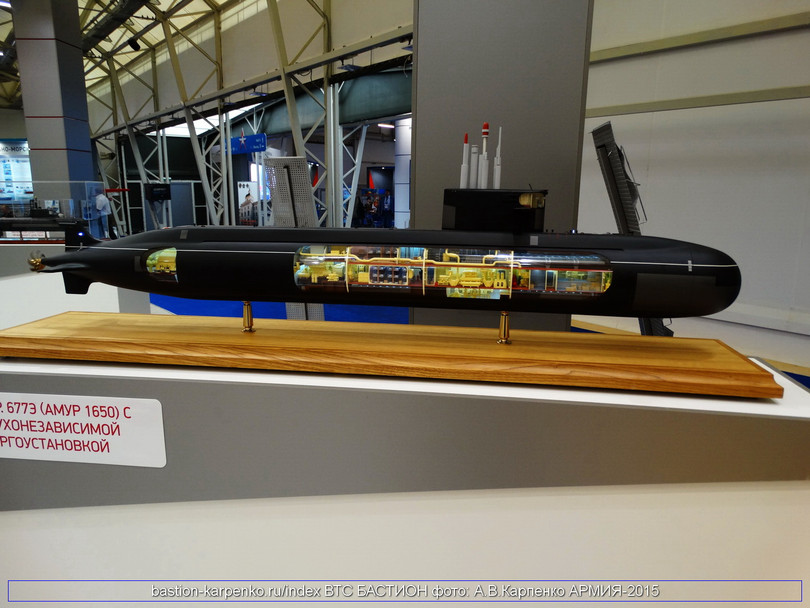 Những hình ảnh đầu tiên của tàu ngầm thế hệ 5, sử dụng trạm nguồn yếm khí AIP. Ảnh Bastion-Karpenko Những hình ảnh đầu tiên của tàu ngầm thế hệ 5, sử dụng trạm nguồn yếm khí AIP. Ảnh Bastion-Karpenko