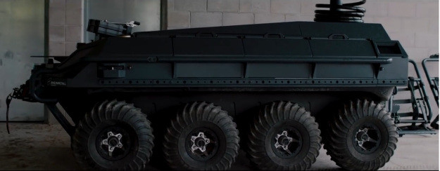 Xe robot vận tải đa nhiệm không người lái UGV Rheinmetall Mission Master. Ảnh: Militaryleak.