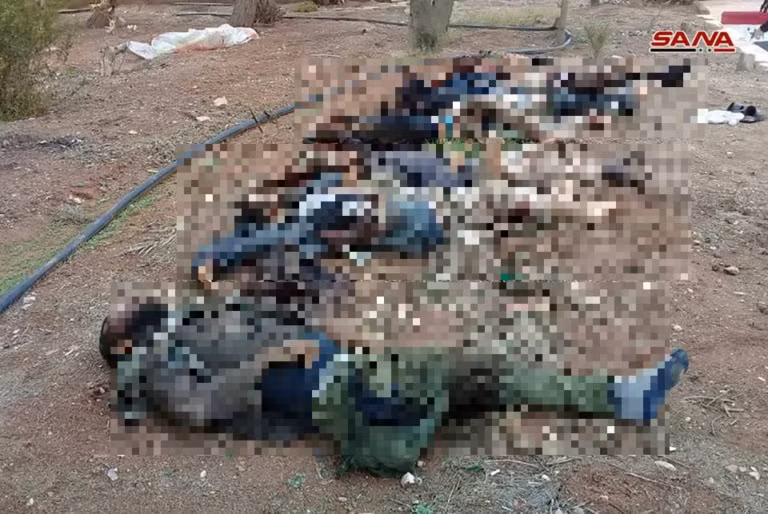 Kết quả đạt được sau cuộc tập kích tiêu diệt khủng bố, giải phóng con tin ở Hama. Ảnh South Front