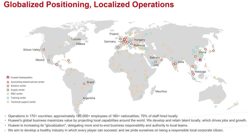 Sự tăng trưởng nhanh chóng của Huawei trên toàn cầu. Ảnh: Yahoo Finance Sự tăng trưởng nhanh chóng của Huawei trên toàn cầu. Ảnh: Yahoo Finance