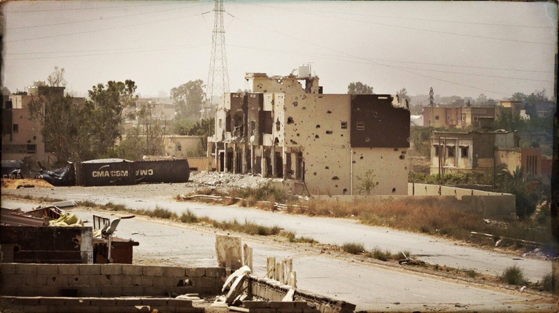 Ngoại vi Tripoli tương đối im tiếng súng, theo một bức ảnh chụp trại tị nạn Yarmouk trên mạnh xã hội Twitter.