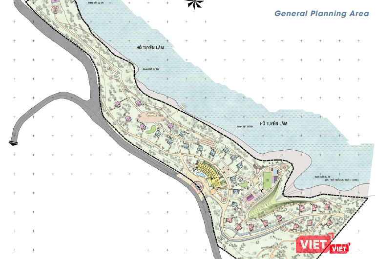 Phối cảnh khu Resort Lạc Hồng