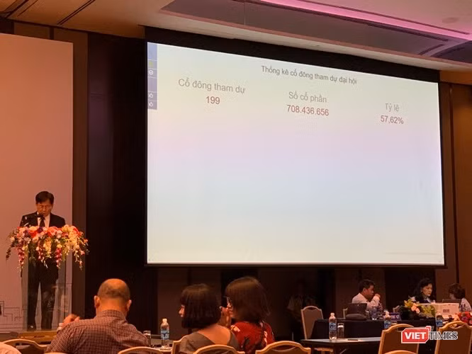 Sau nhiều lần tạm hoãn, lùi thời gian họp, ĐHĐCĐ thường niên 2019 lần 1 của Eximbank vẫn không thể tiến hành do không đủ túc số (Ảnh: VT)